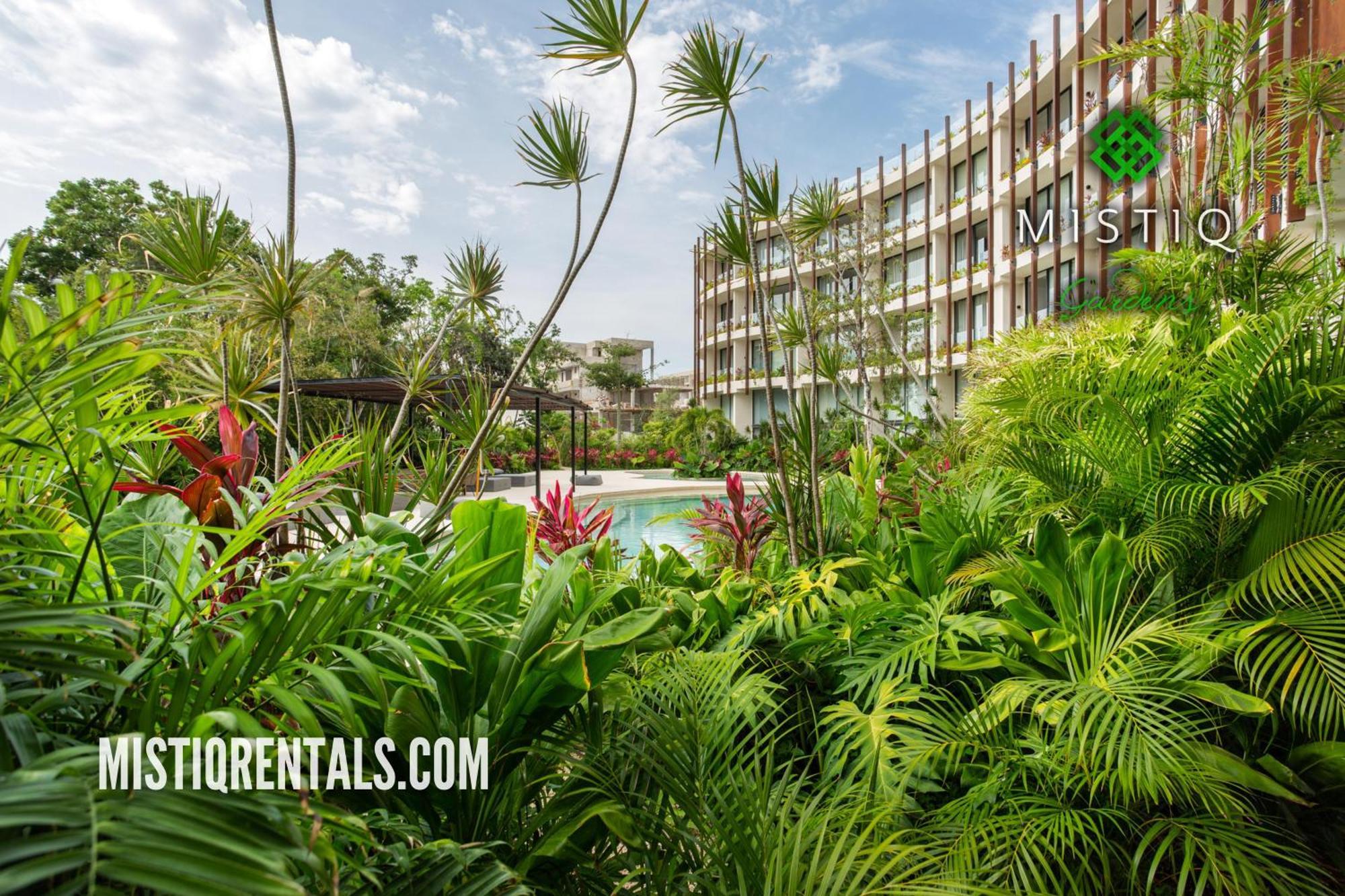 Mistiq Gardens Apartment Tulum Bagian luar foto